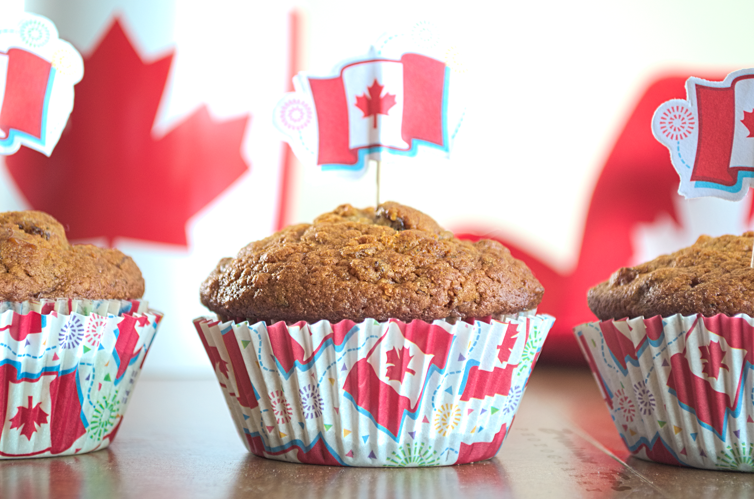 Canada Day Muffins!